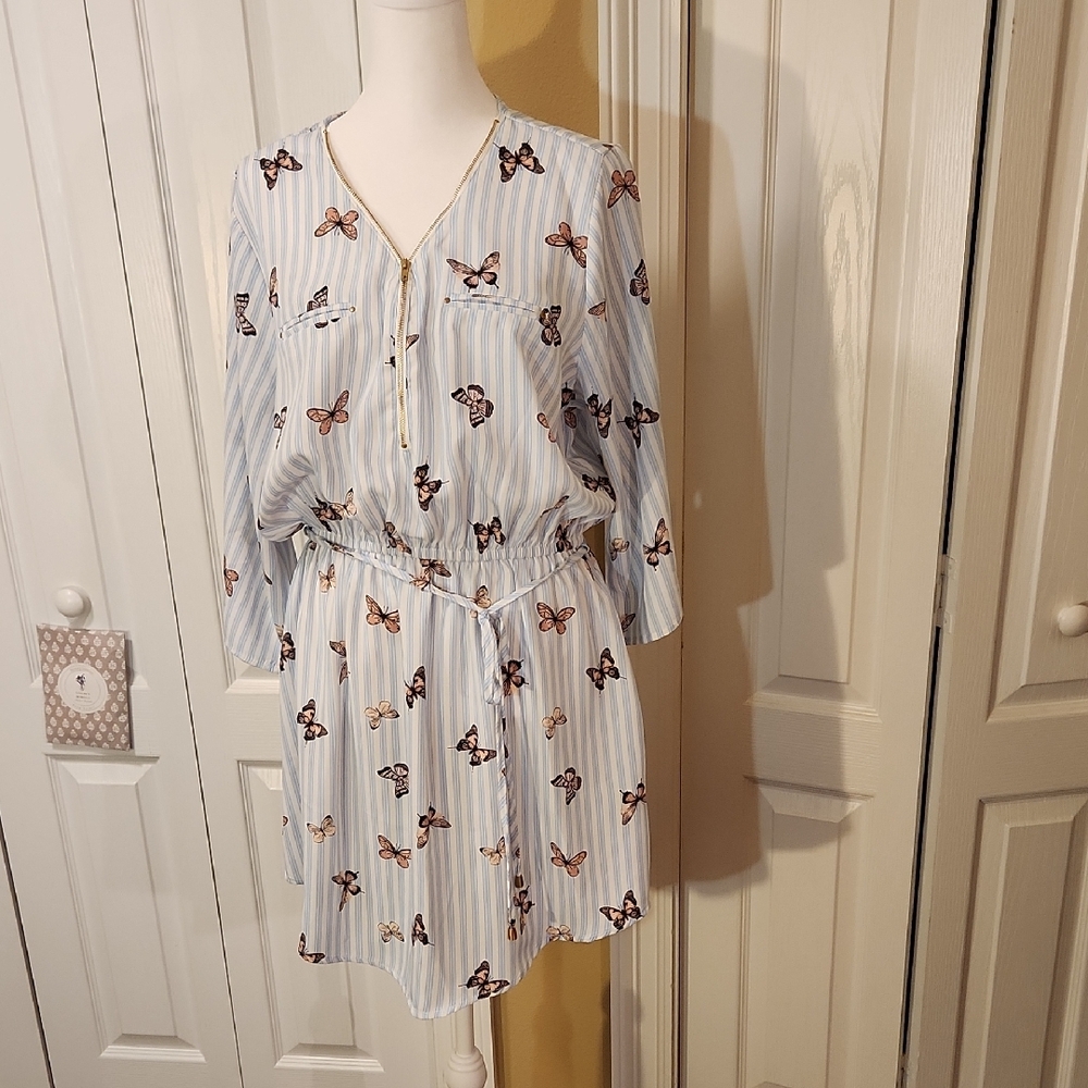 Butterfly Print Women's Dreaa